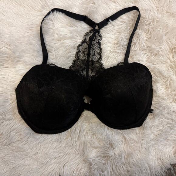 Victoria's Secret Sexy Lace Lightly-Lined
Triangle Lace Racerback Bra Size 36DD - Picture 3 of 8